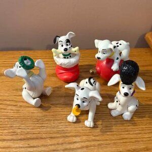 Set of Five (5) Vintage McDonald's/Disney 101 Dalmatians Figurines